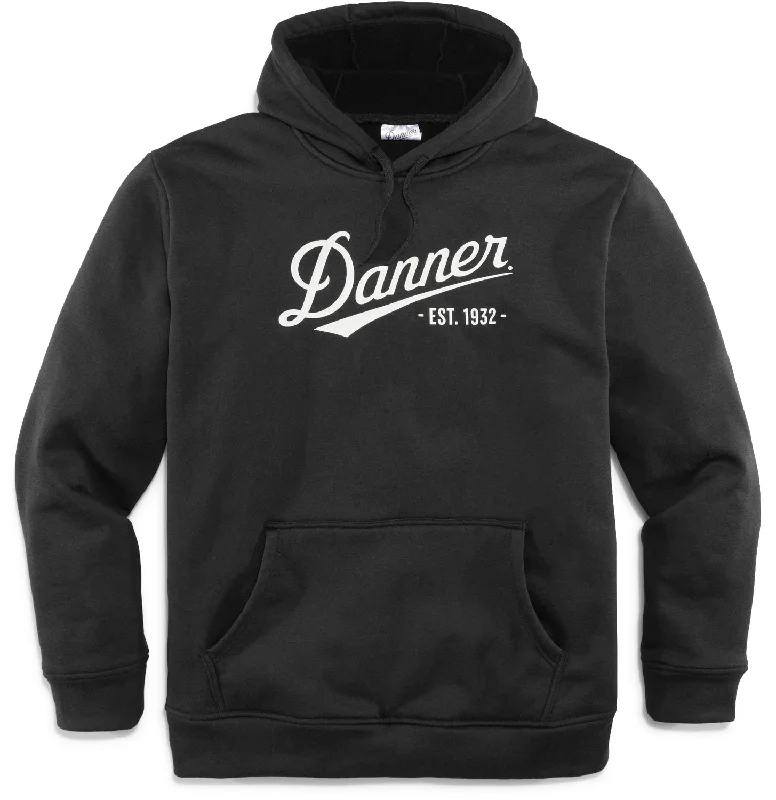 Danner Unisex Shop Black Cotton Blend Hoodie