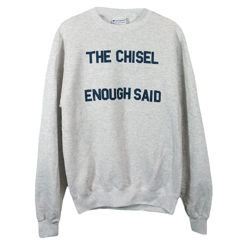 Enough Said Grey - Crewneck