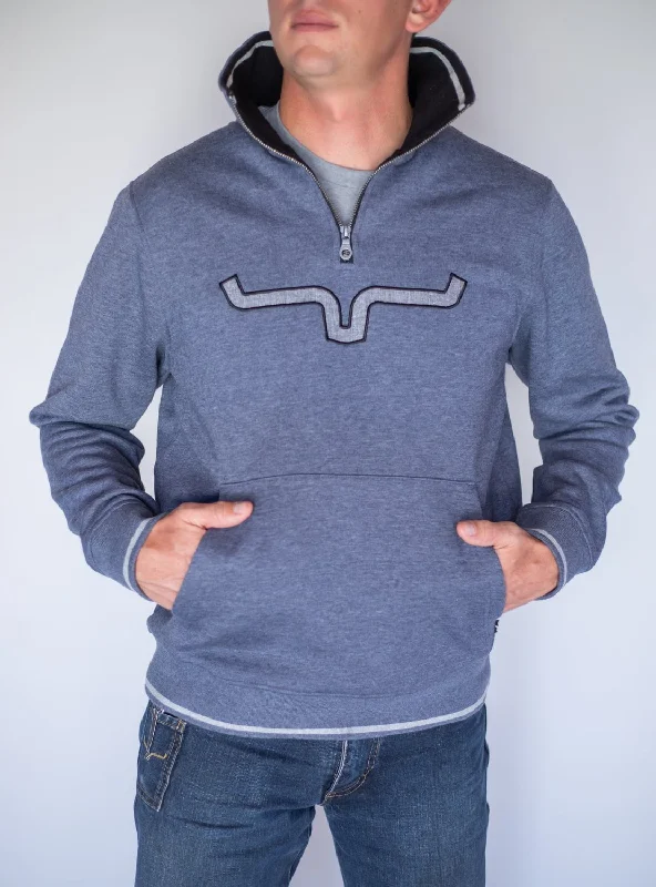 Daily Comfort Kimes Ranch Mens Filmore Rusty Heather Cotton blend Hoodie