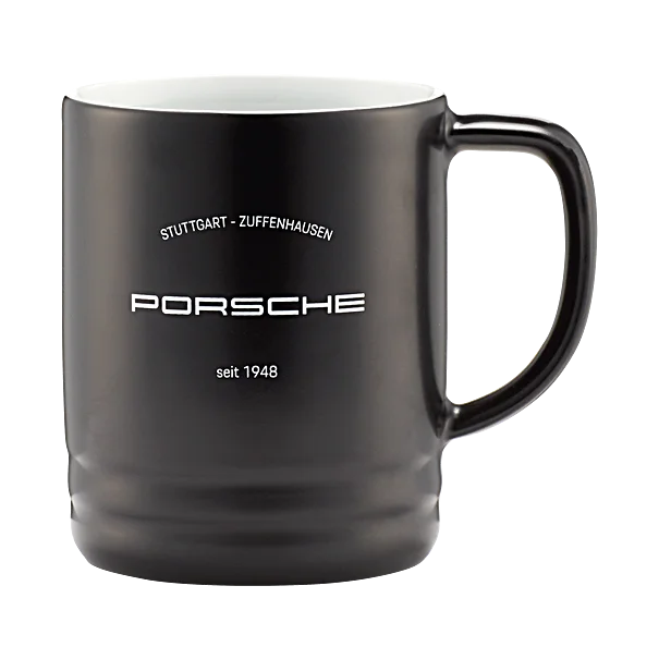 Porsche Black Classic Mug - Large