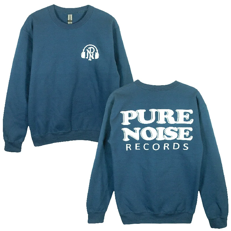 Pure Noise Logo Indigo - Crewneck