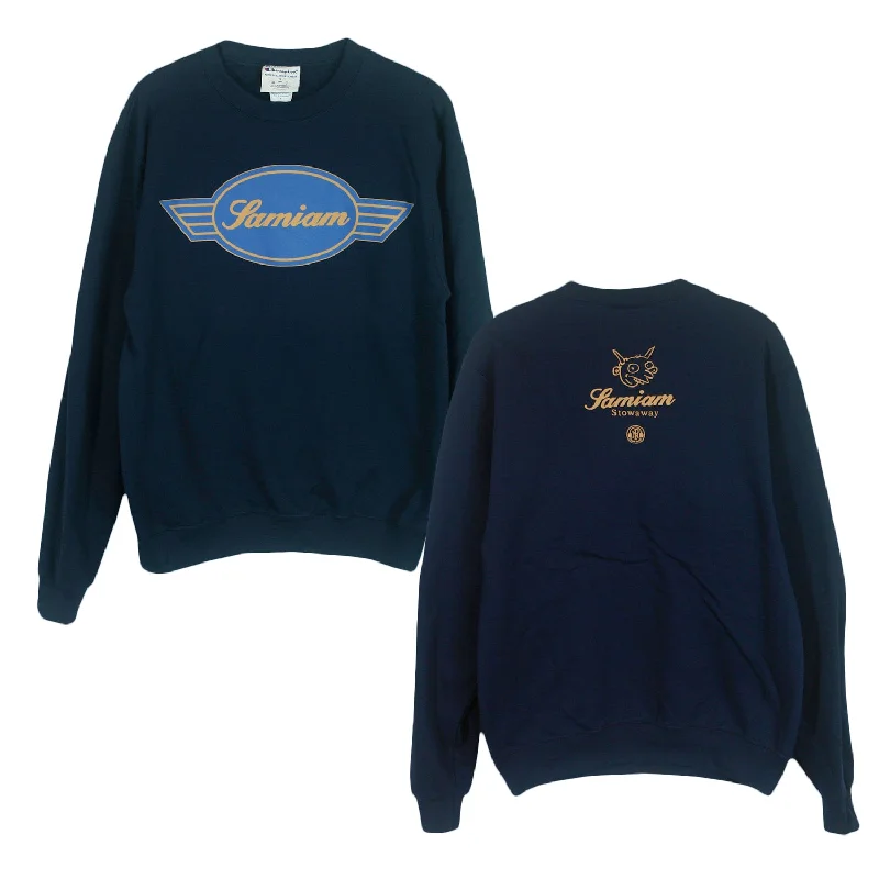 Logo - Navy Crewneck