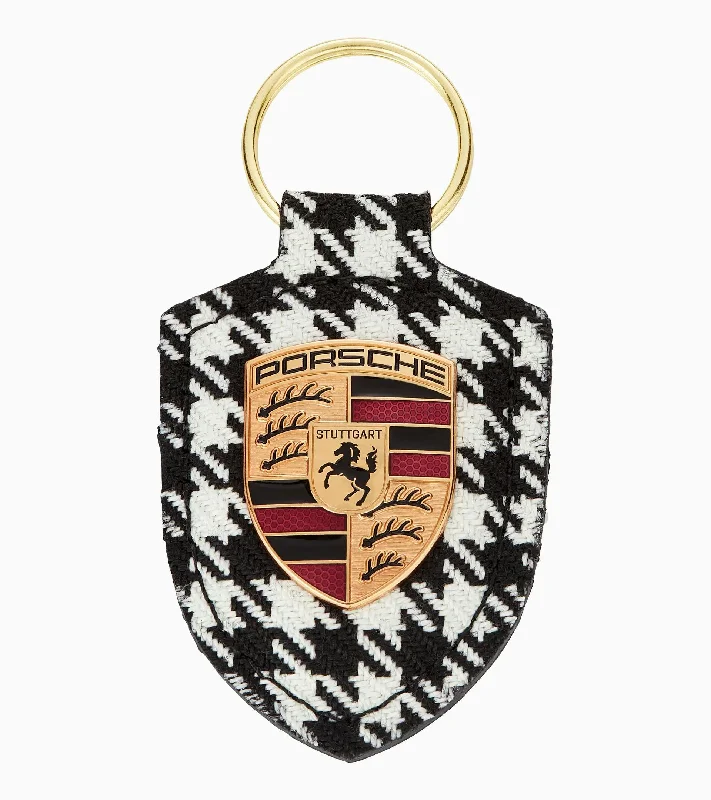 Porsche Pepita Keychain