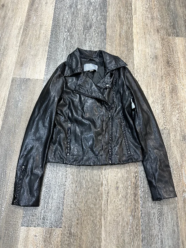 Jacket Moto By Tart In Black, Size: S