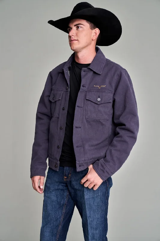 Cozy Fit Kimes Ranch Mens Marshall Jacket Pewter 100% Cotton Canvas Jacket