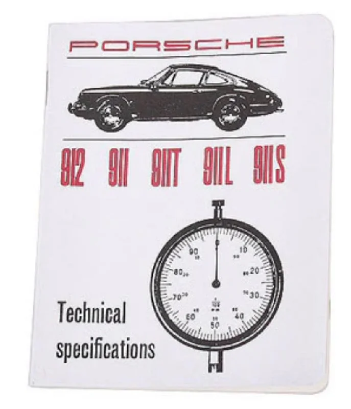 Porsche Technical Specifications Pocket Book - 911/912