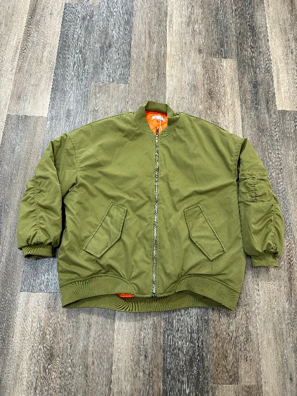 Jacket Puffer & Quilted By Cloud 10 In Green, Size: L