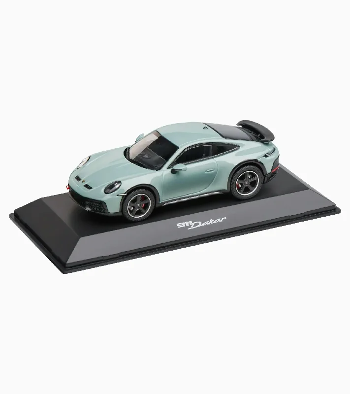 Porsche 911 Dakar (992) 1:43 Scale Model Car - Shade Green Metallic