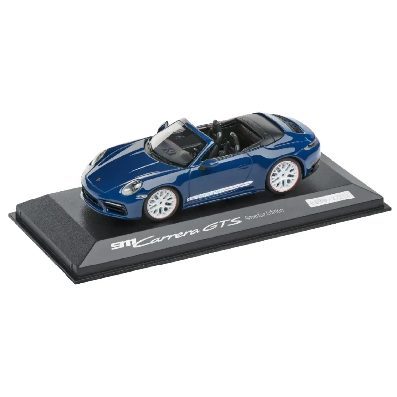 Porsche 911 Carrera GTS Cabriolet America Edition (992) Model Car 1:43 - Azure Blue