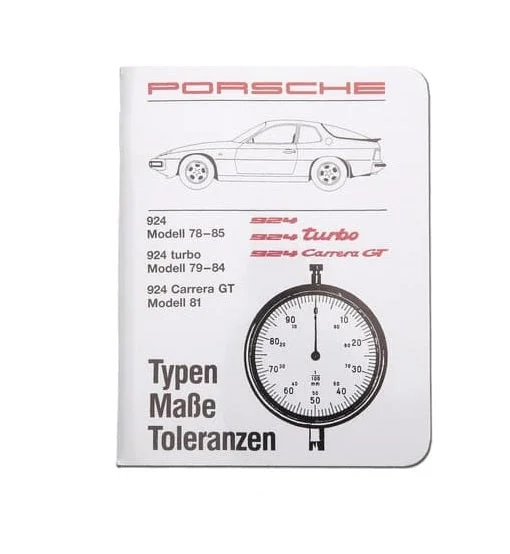 Porsche Technical Specifications Pocket Book - 924