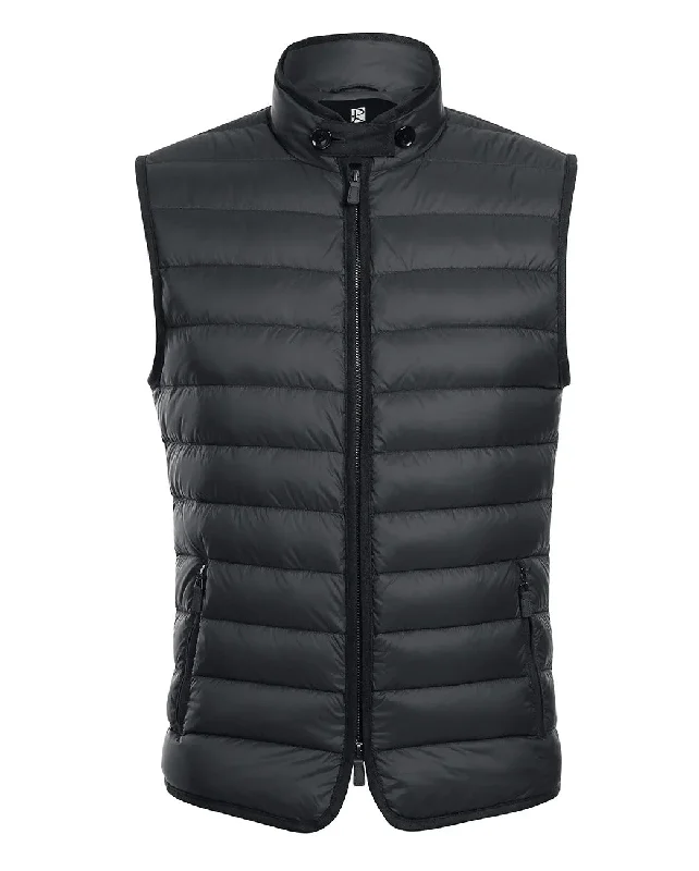 Black Regular Classic Fit Goose Down Vest