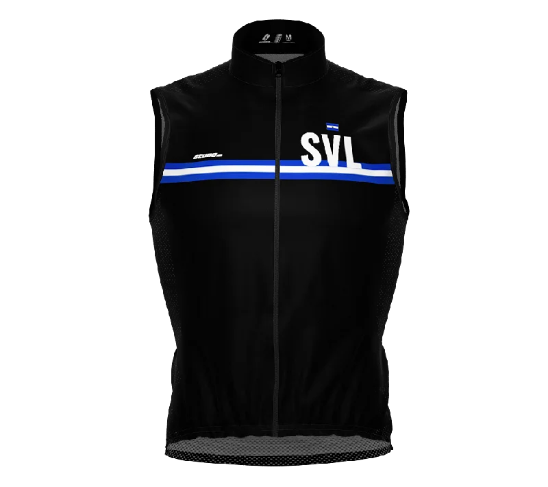 Wind Breaker Cycling Running Sports Vest El Salvador Country Code for Men And Women