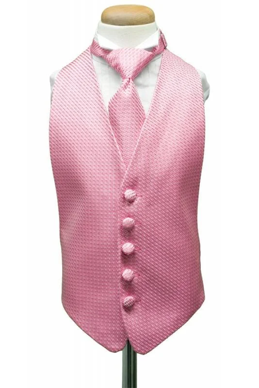 Bubblegum Venetian Kids Tuxedo Vest