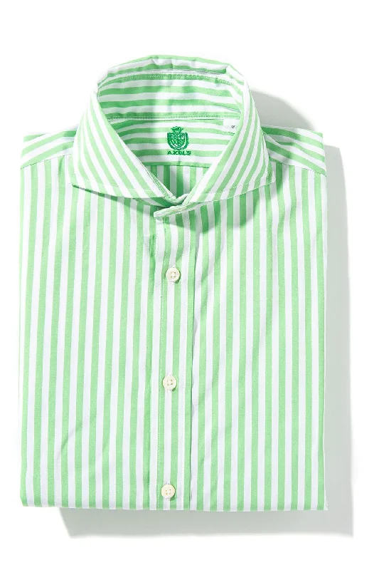 Saint-tropez Bangel Dress Shirt In Green and White