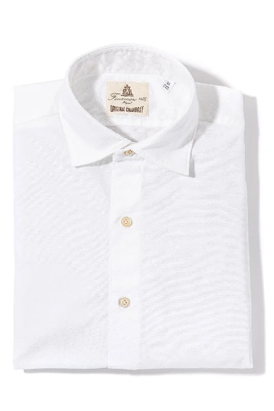 Lienz Chambray Shirt In White