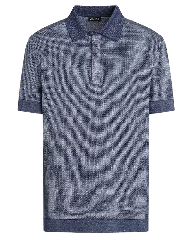 Utility Blue Polo Shirt