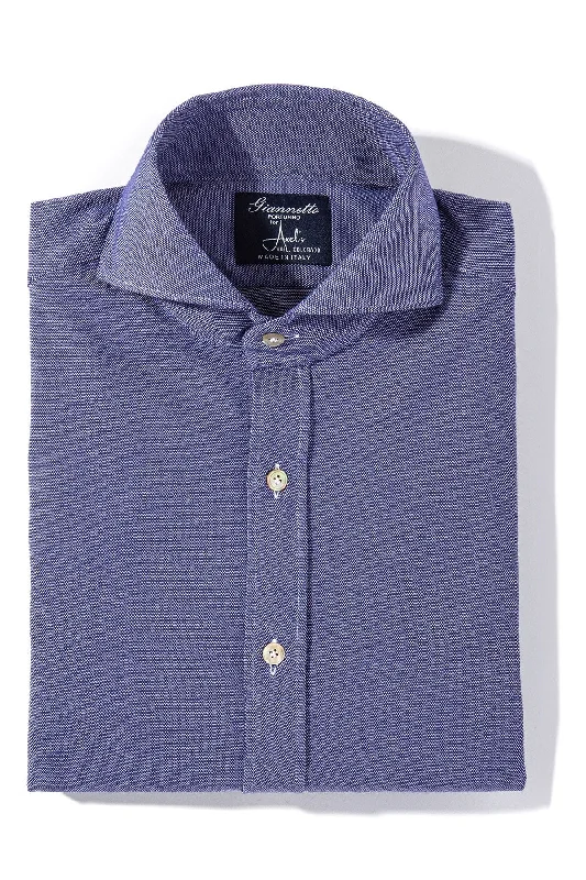 Menerbes Jersey Shirt in Indigo Blu