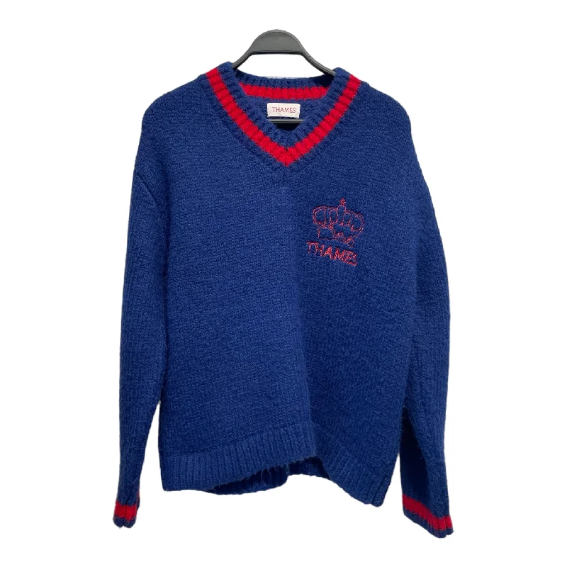 THAMES/Sweater/L/Polyester/BLU/