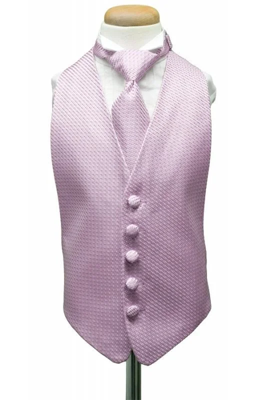 Lavender Venetian Kids Tuxedo Vest