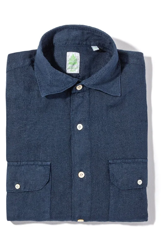 Otztal 2 Pocket Shirt In Navy