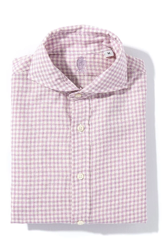 Targa Cotton Cashmere Shirt In Purple