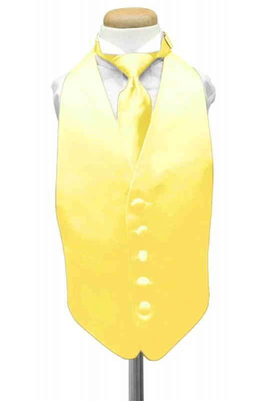 Sunbeam Luxury Satin Kids Tuxedo Vest