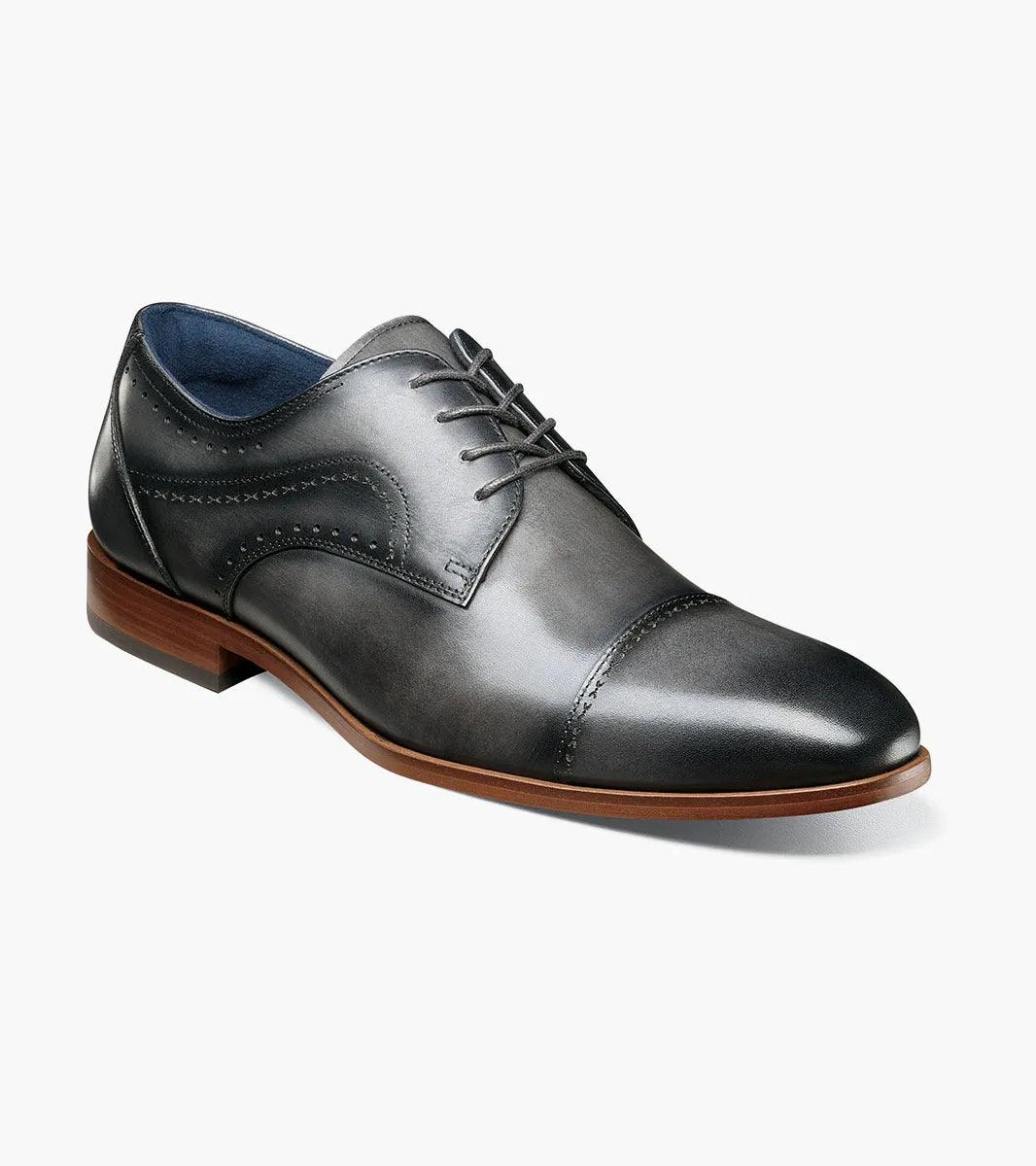 Stacy Adams Bryant Cap Toe Oxford in Gray - Versatile and Stylish Leather Shoes