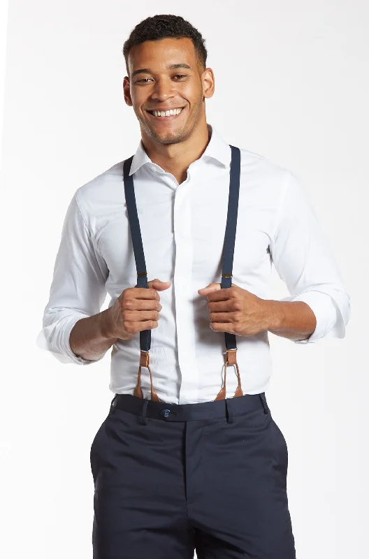 Navy Baby - Classic Navy Suspenders