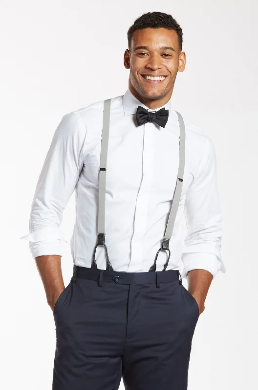 Cool Steel - Classic Grey Suspenders