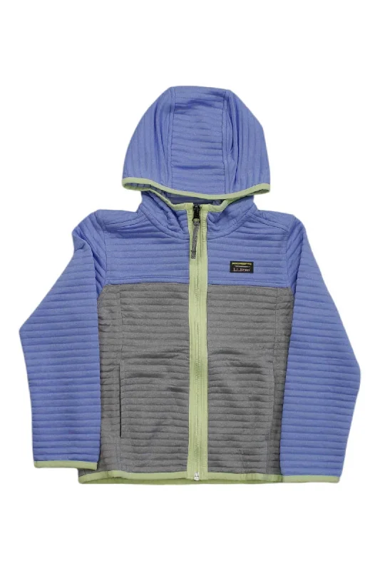 L.L.Bean Little Kids' Airlight Full Zip Colorblock Hoodie