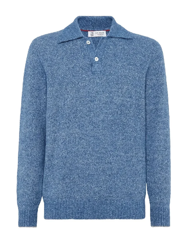 Sky Blue Polo Sweater