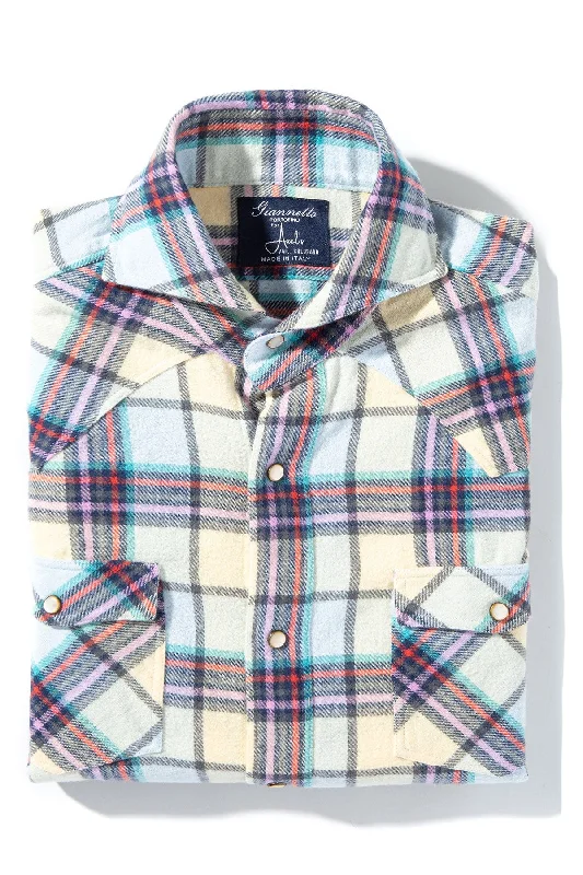 Caucasus Brushed Cotton Check Shirt