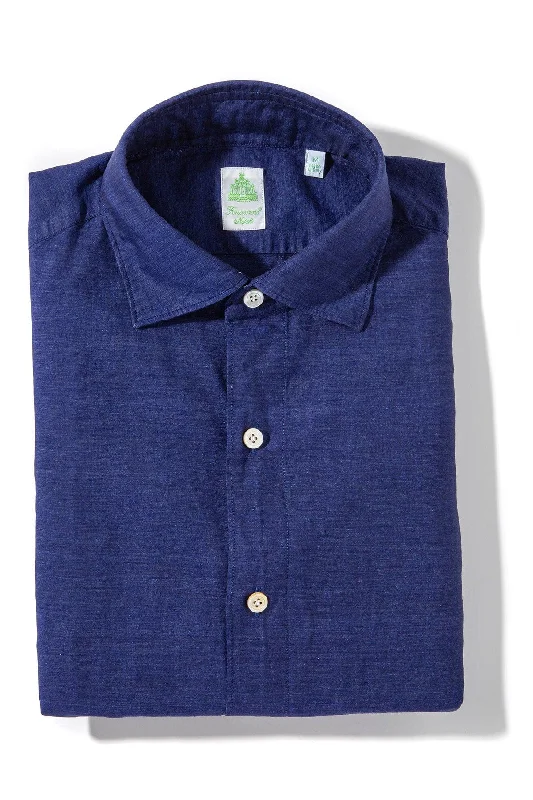 Gibbon Cotton Linen Shirt in Navy