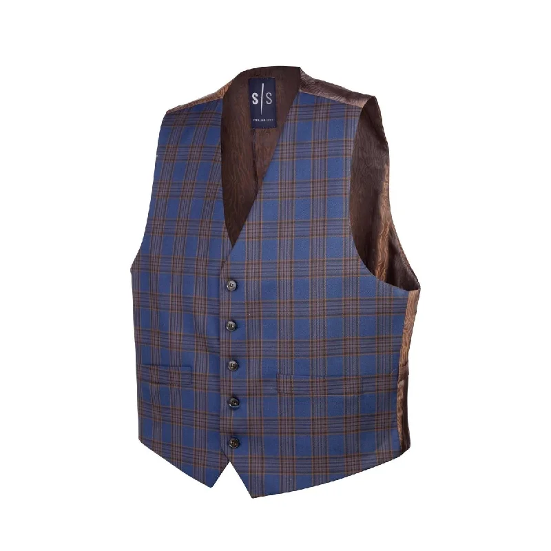 Blue Rust Window Payne Vest