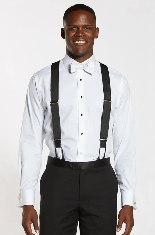 Back to Black - Formal Black Suspenders