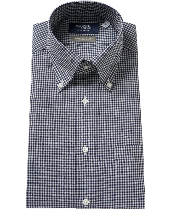 TOKYO SLIM FIT -  Button Down Washable Wool