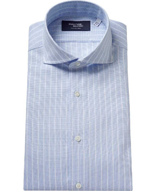 Tokyo Slim Fit Shirt - Cutaway Ice Cotton