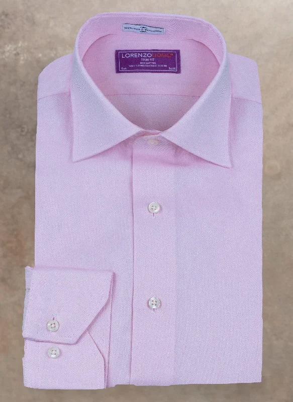 Maxwell in Solid Light Pink Twill Shirt