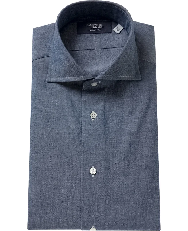 TOKYO SLIM FIT - Italian Spread Chambray