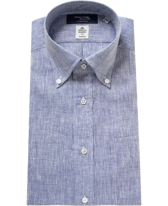 TOKYO SLIM FIT - Button Down Linen THOMAS MASON