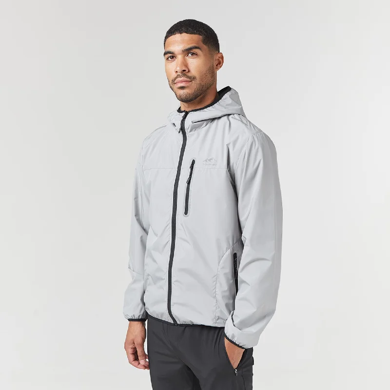 Reflective Detail Windbreaker | Grey