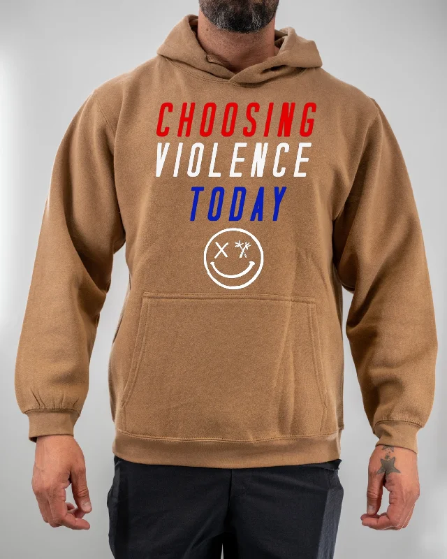 Salty Savage Unisex “CHOOSING VIOLENCE TODAY” Hoodie | USA Edition