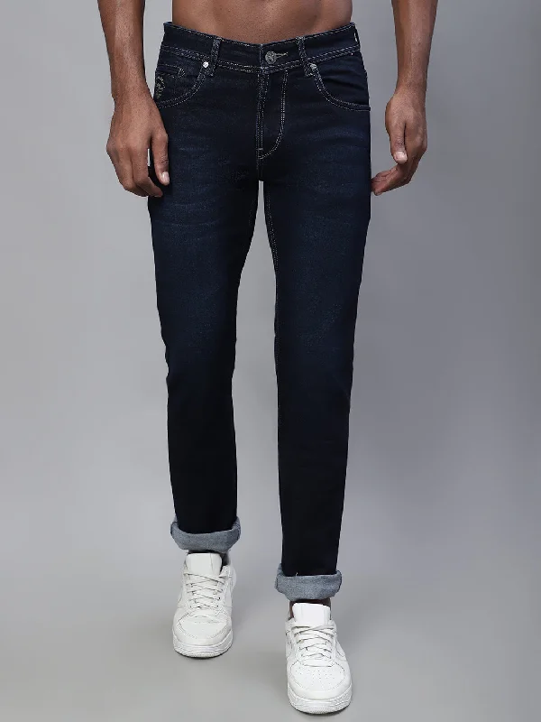 Men's Ultra Narrow fit No Fade Dirty Blue  Jeans