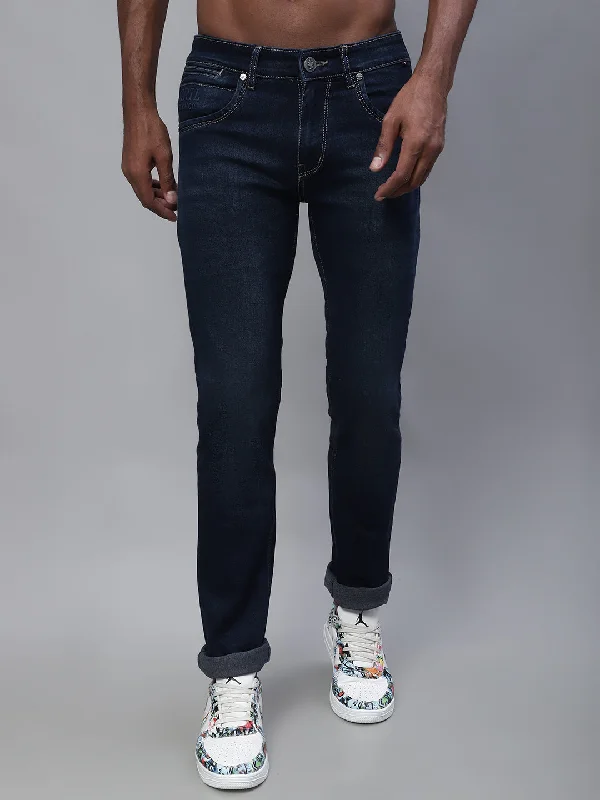 Men's Ultra Narrow fit No Fade Dirty Stone  Jeans