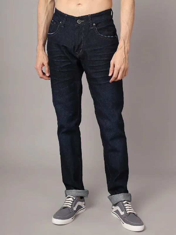 Mens Dirty Blue Denim