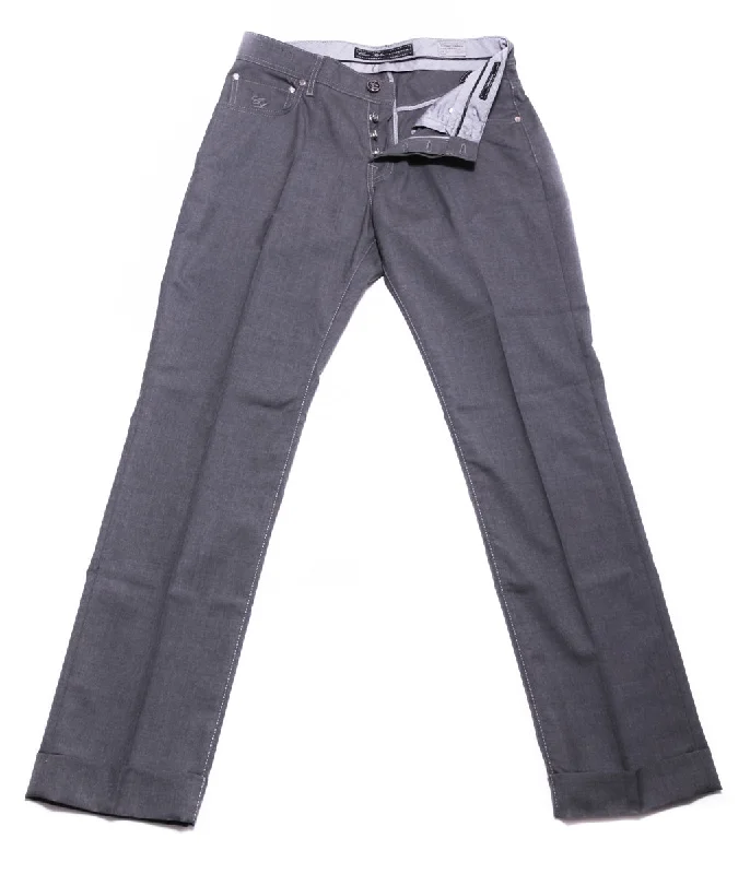 Cesare Attolini Gray Jeans - Slim