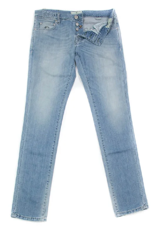 Luigi Borrelli Denim Blue Jeans - Super Slim - 32 US / 48 EU