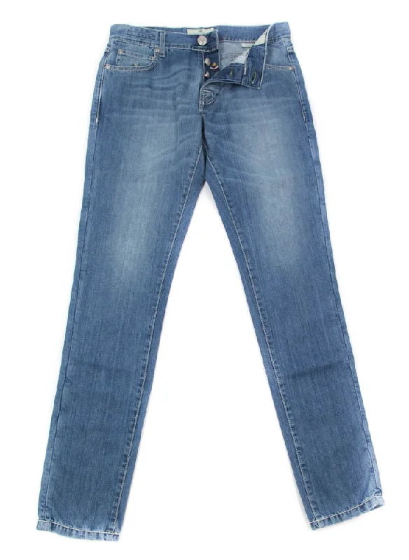 Luigi Borrelli Denim Blue Jeans - Super Slim - 42 US / 58 EU