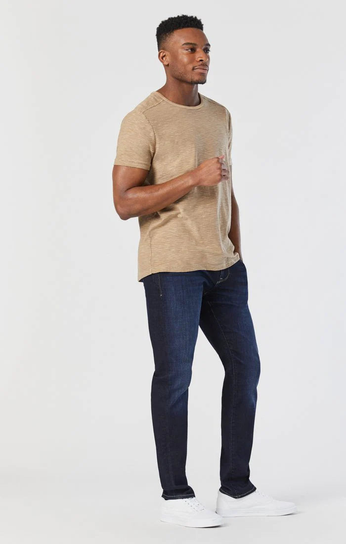 Mavi "Jake" Slim Leg Jeans - Rinse Brushed Feather