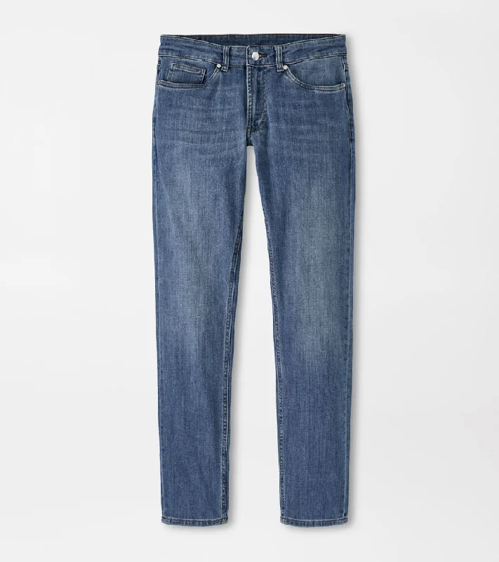 Peter Millar Vintage Washed Five-Pocket Denim